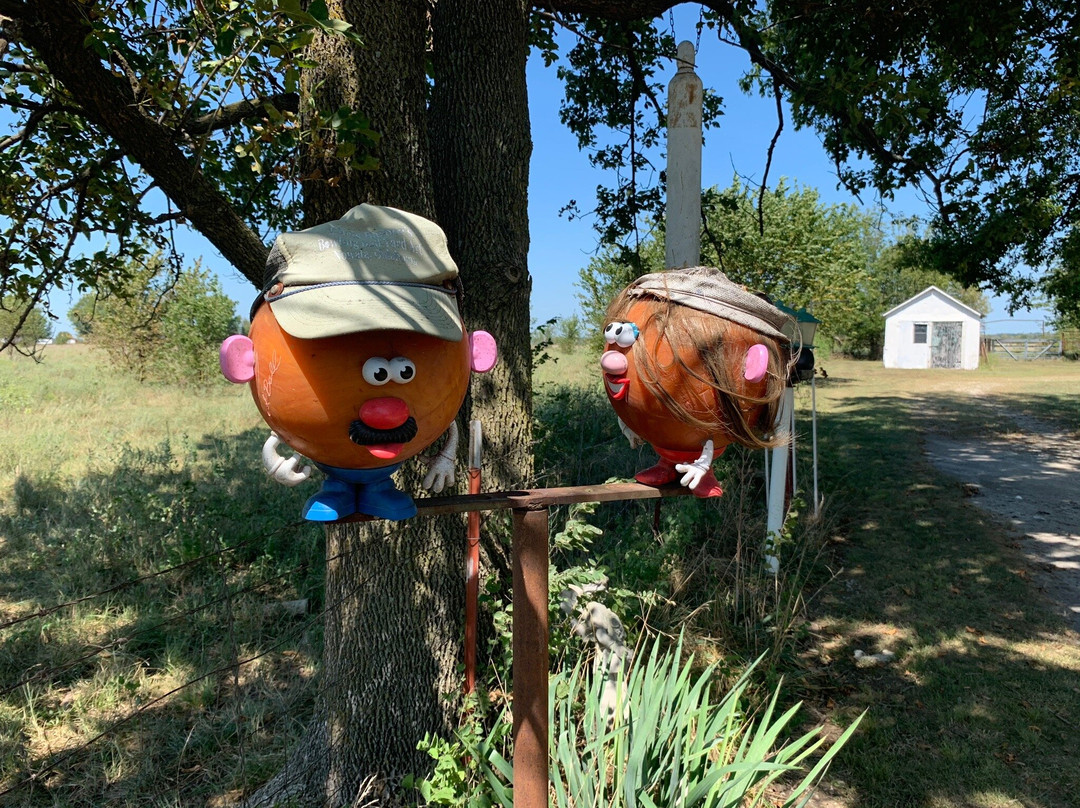 Bowling Ball Yard Art-Nowata必去景点