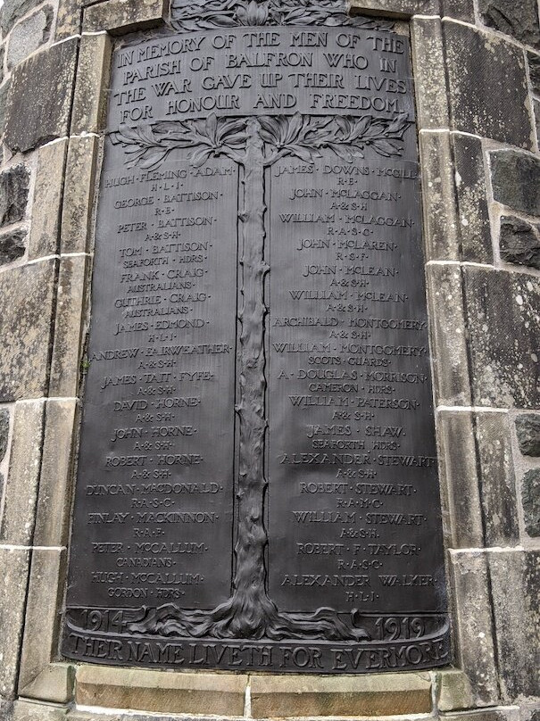 Balfron War Memorial-Balfron必去景点
