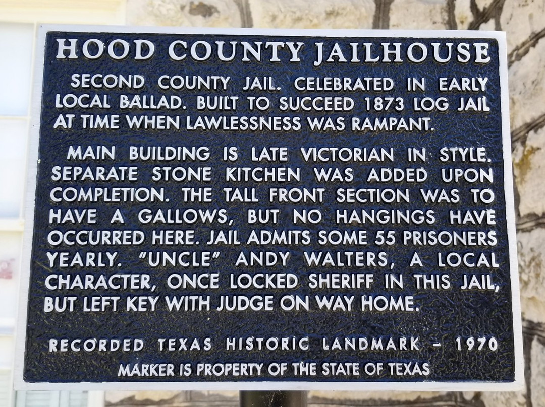 Hood County Jail and Historical Museum-格兰伯里必去景点