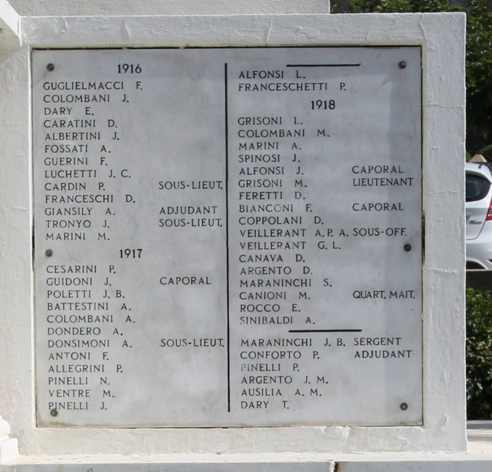 Monument aux Morts-卡尔维必去景点