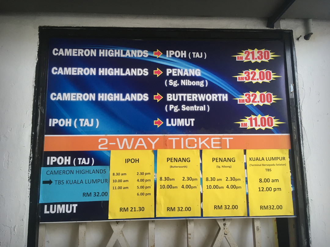 Terminal Freesia-丹那拉塔必去景点