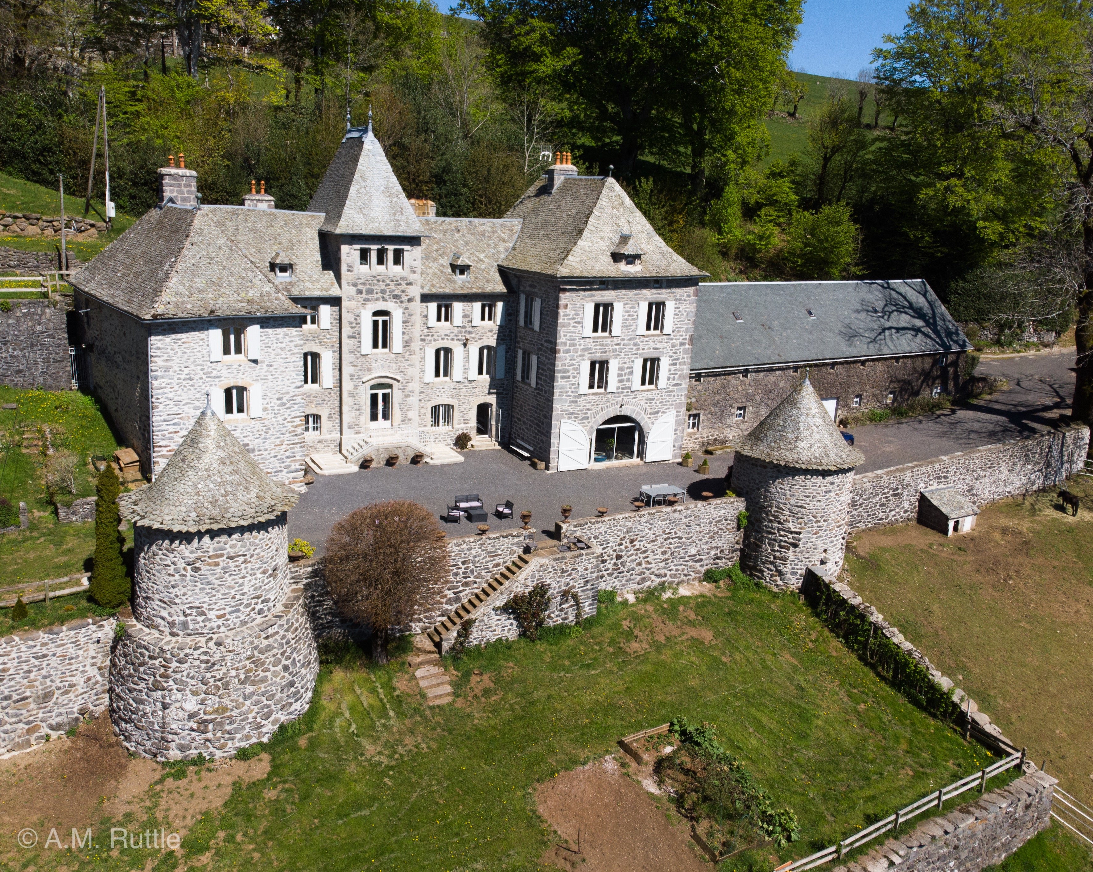 Château du Puech-浴室