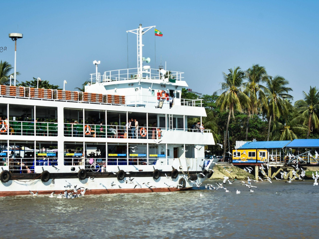 Yangon Water Bus-仰光必去景点