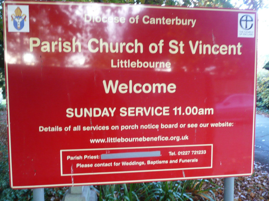 St Vincent's Church Littlebourne景点图片
