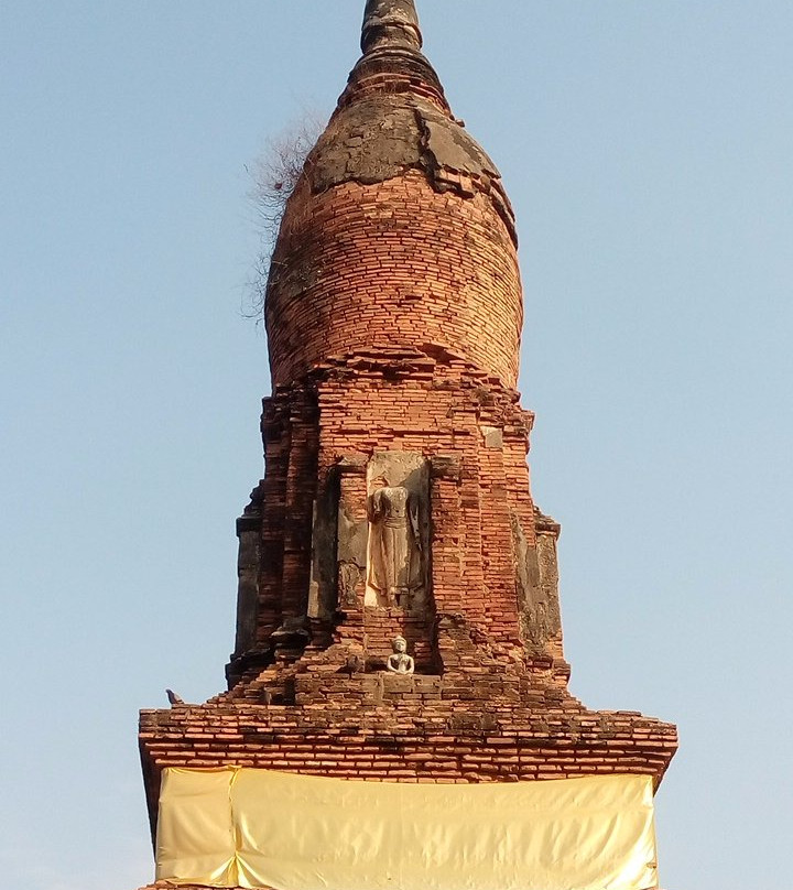 Chedi Yot Thong Temple-彭世洛必去景点