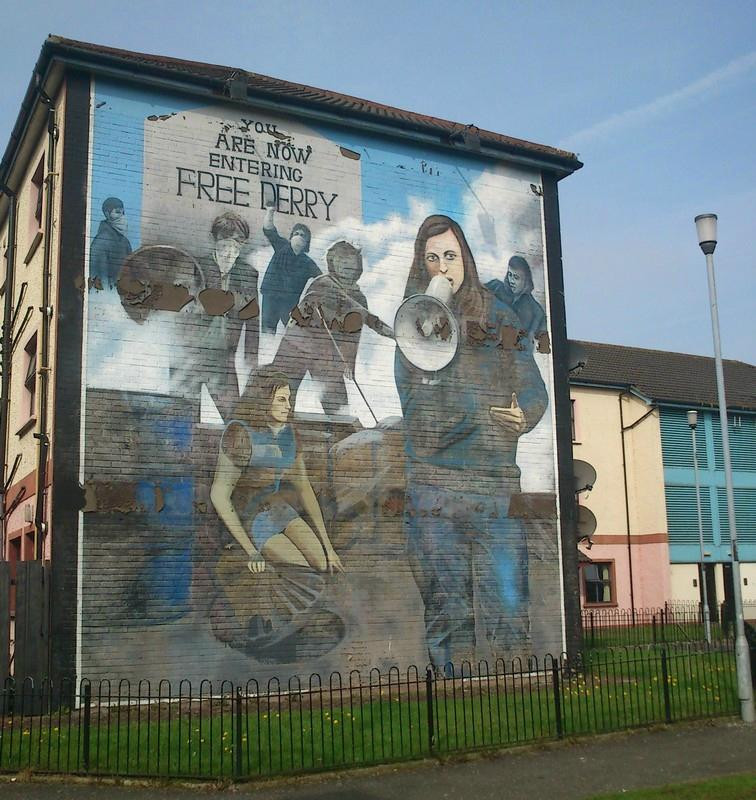 Republican Murals: Bernadette Devlin景点图片