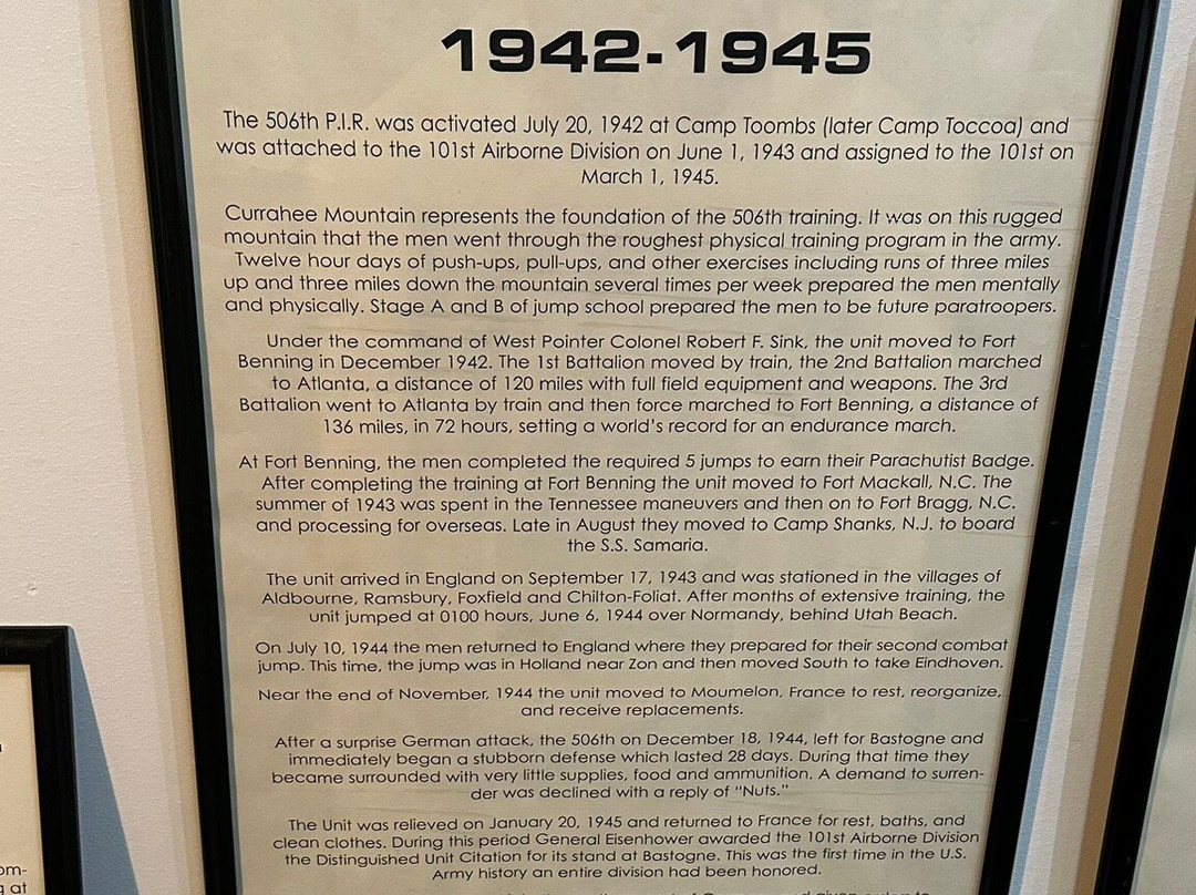 Currahee Military Museum-Toccoa必去景点