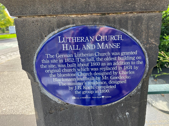 German Lutheran Trinity Church-墨尔本必去景点