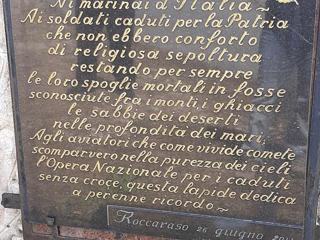 Sacrario di Monte Zurrone-罗卡拉索必去景点