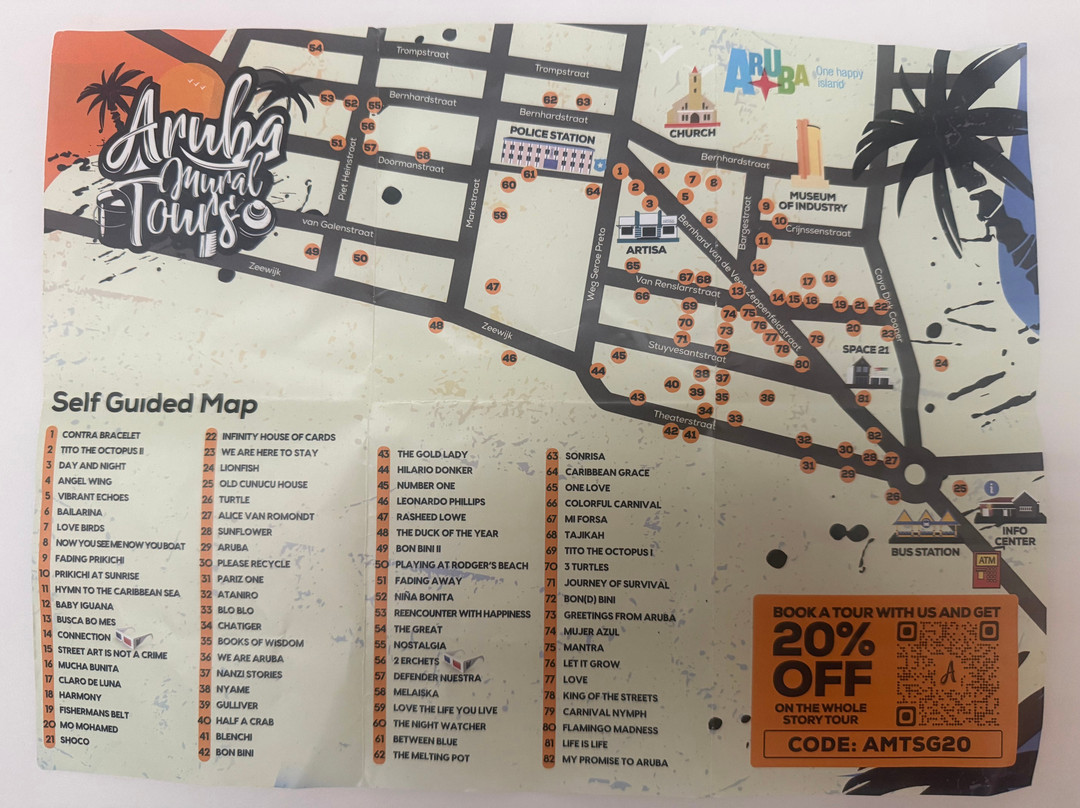 Street Murals By Aruba Art Fair-San Nicolas必去景点