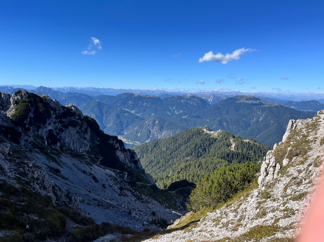 La Cima Cacciatore dal monte Lussari-Tarvisio必去景点