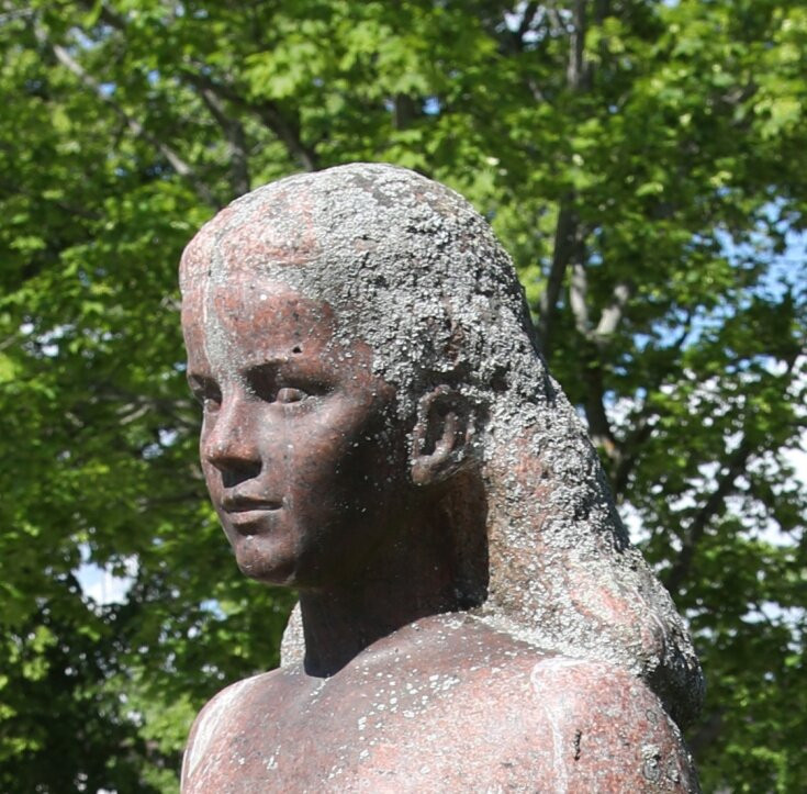 Statue Fiskarflickan (Statue de la Fille du pêcheur)