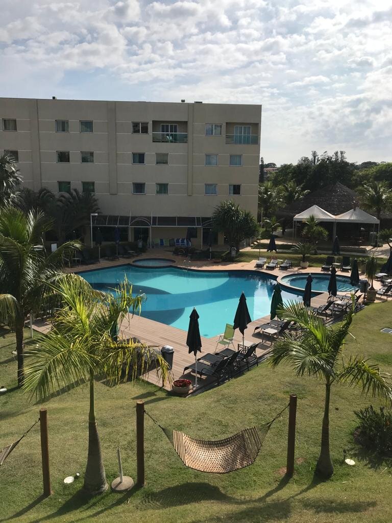 Vinhedo Plaza Hotel-泳池