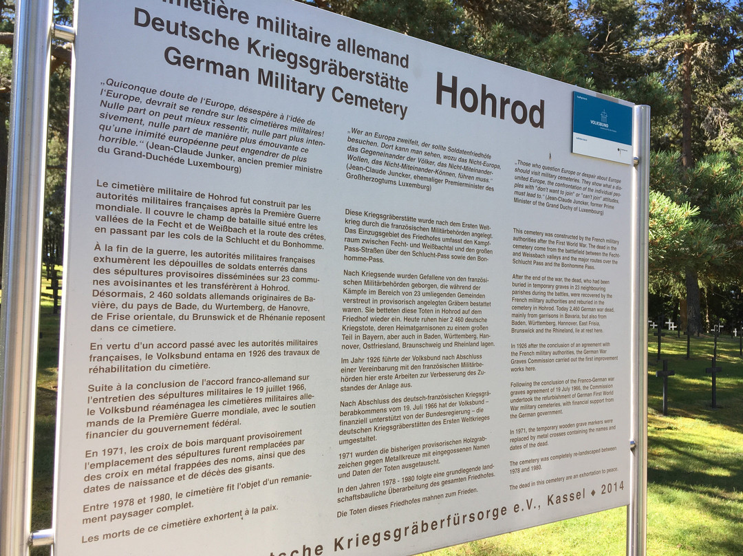 German War Cemetery Hohrod-Orbey必去景点