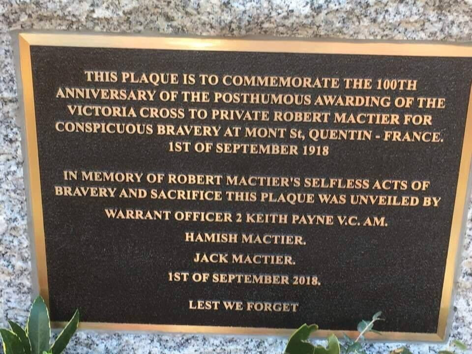Robert Mactier Memorial Garden