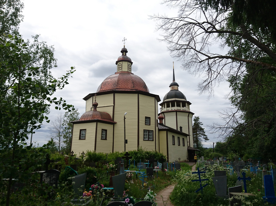 Verkhniye Mandrogi旅游景点-Church of the Resurrection