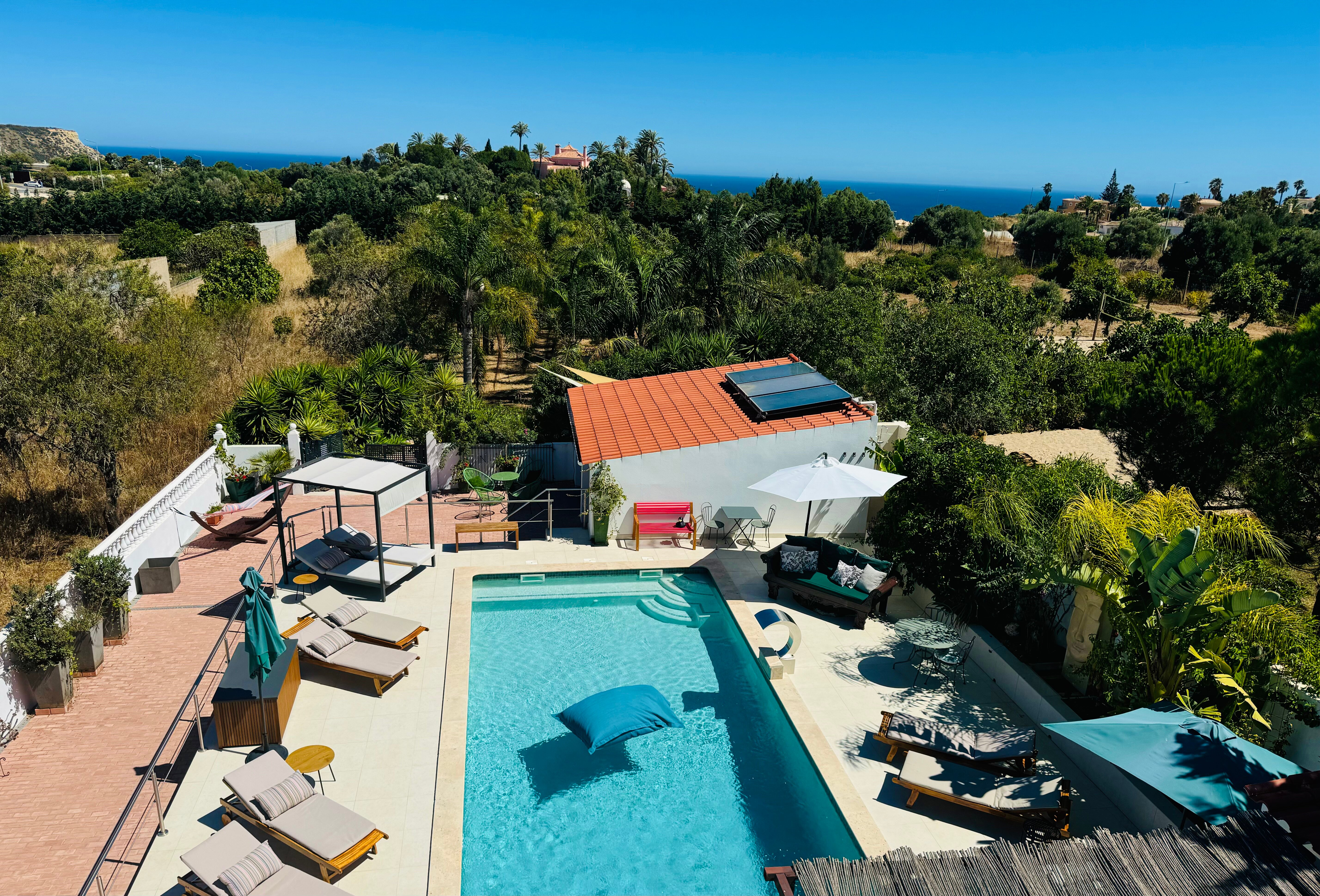 Palm View Guesthouse-泳池