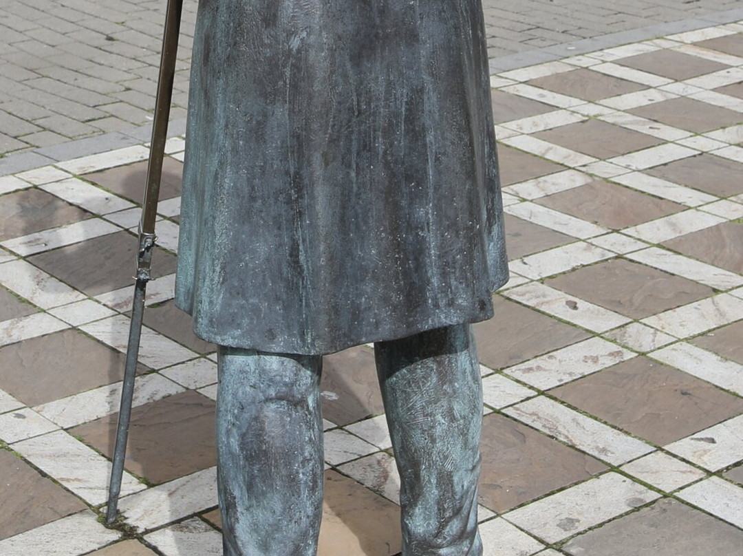 Statue En Bronze Du Photographe Alexandru Rosu À Bistrita-Bistrita必去景点