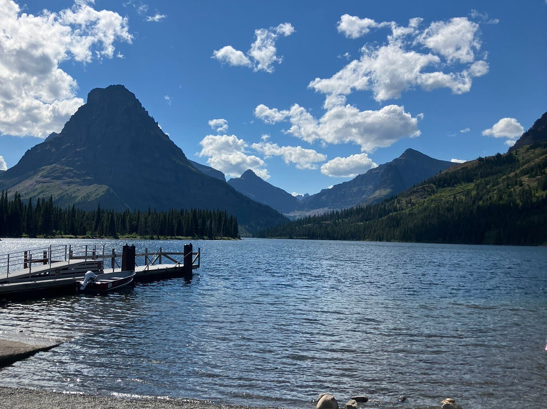 Swiftcurrent Falls-冰河国家公园必去景点