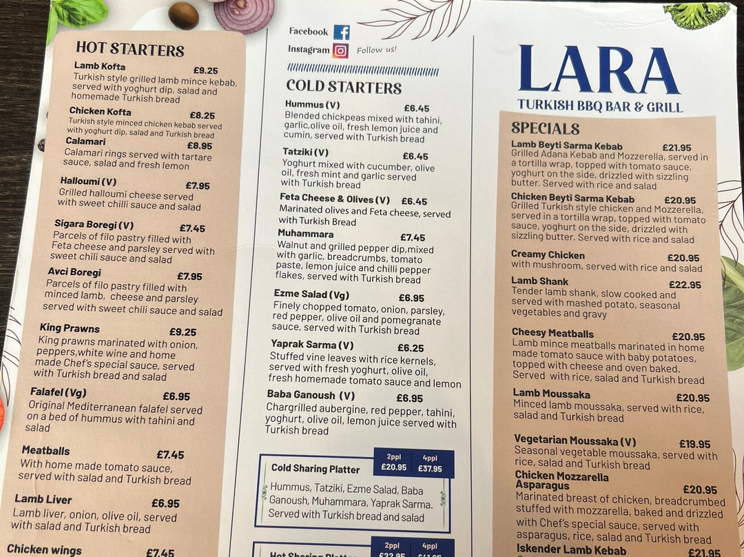 Lara Turkish Bbq Bar & Grill