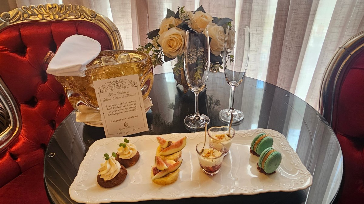 法国山丘酒店-客卧