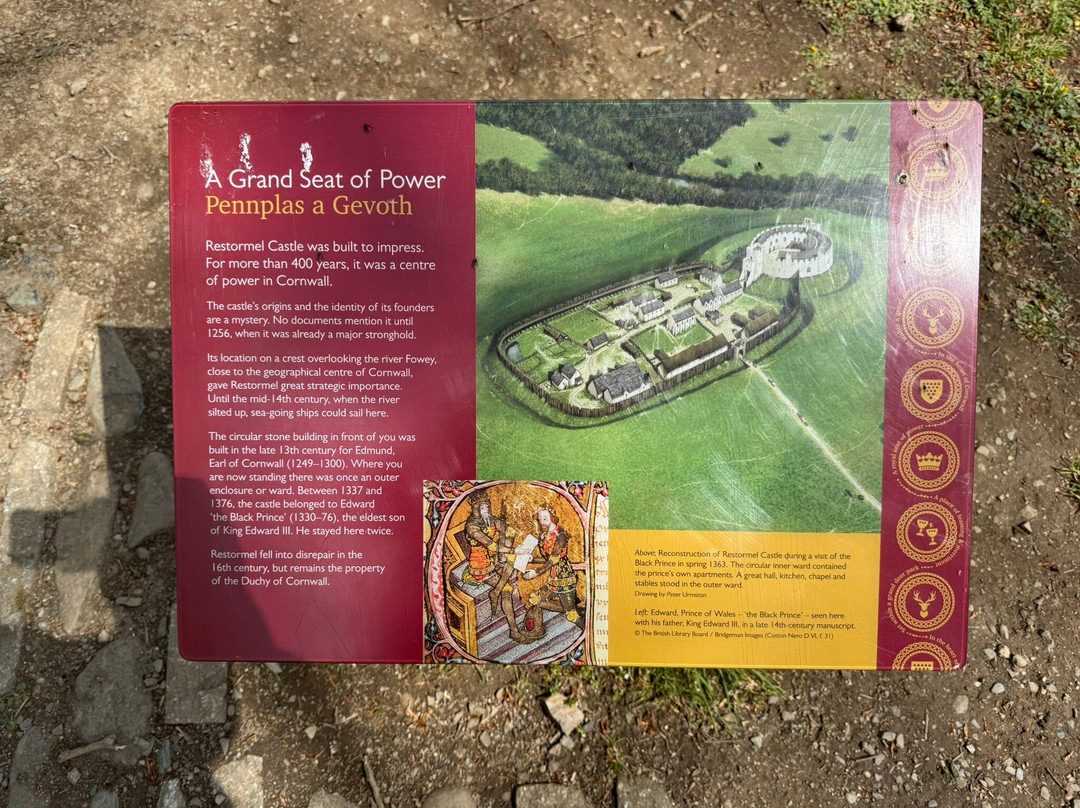 Restormel Castle-Lostwithiel必去景点