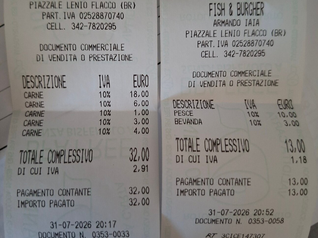 Matteotti Fish&burger