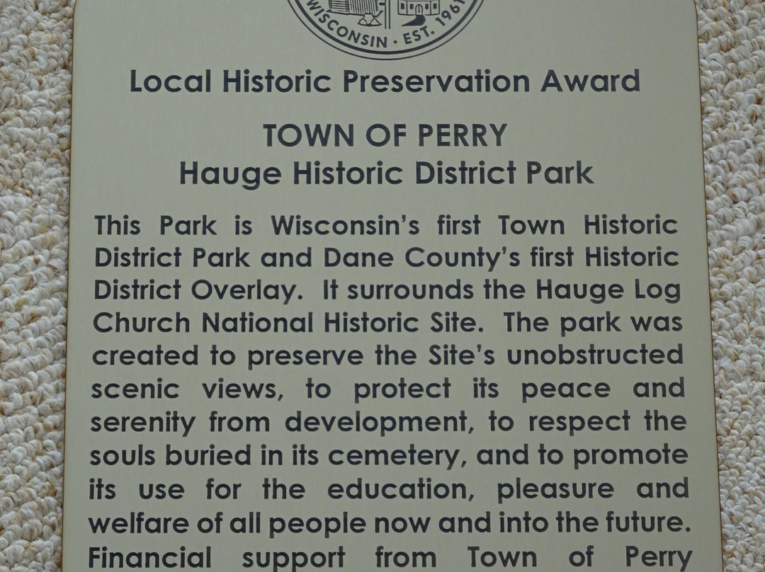 Town of Perry Hauge Historic District Park景点图片
