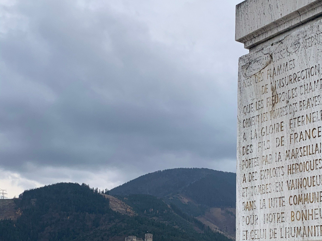 Monument of French guerrillas-Strecno必去景点