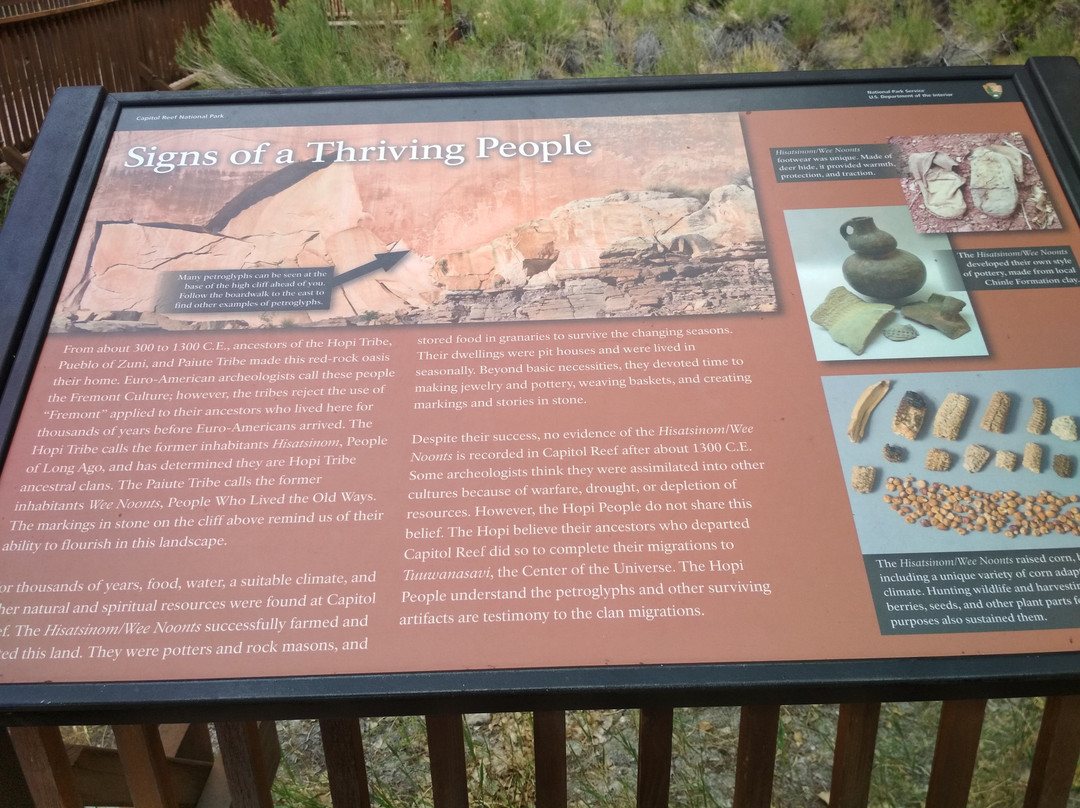 Fremont Petroglyphs-圆顶礁国家公园必去景点