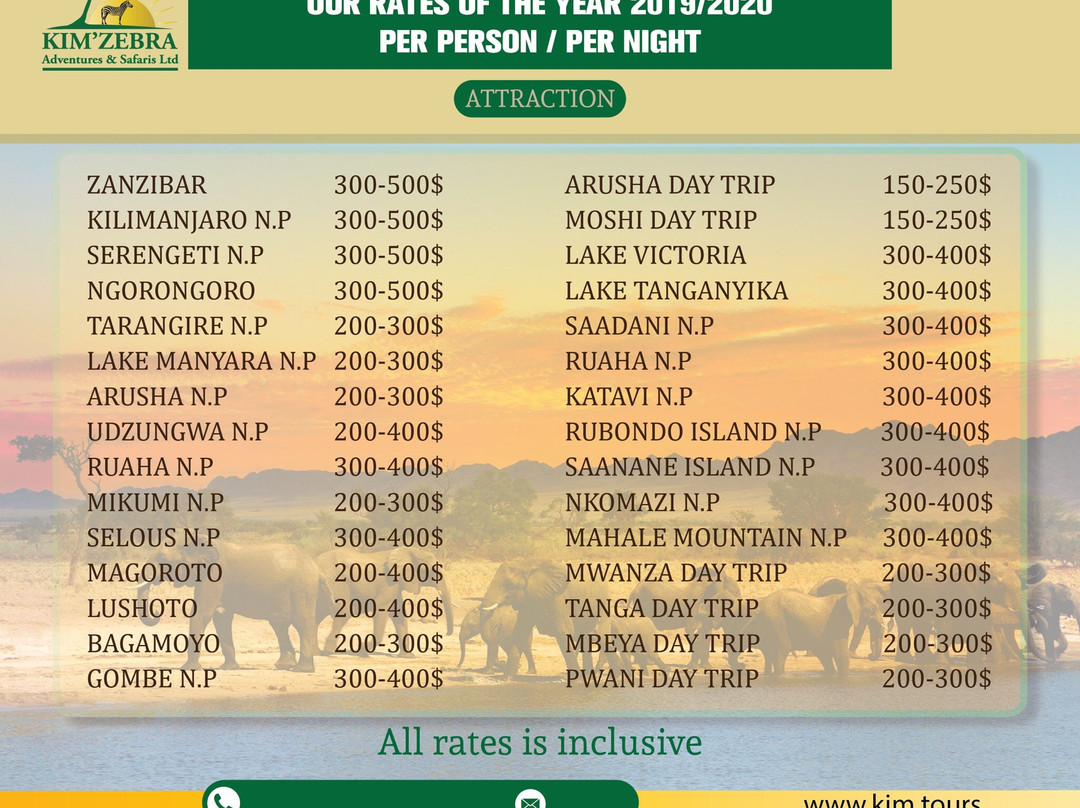 EpicTanzania Safaris-阿鲁沙必去景点