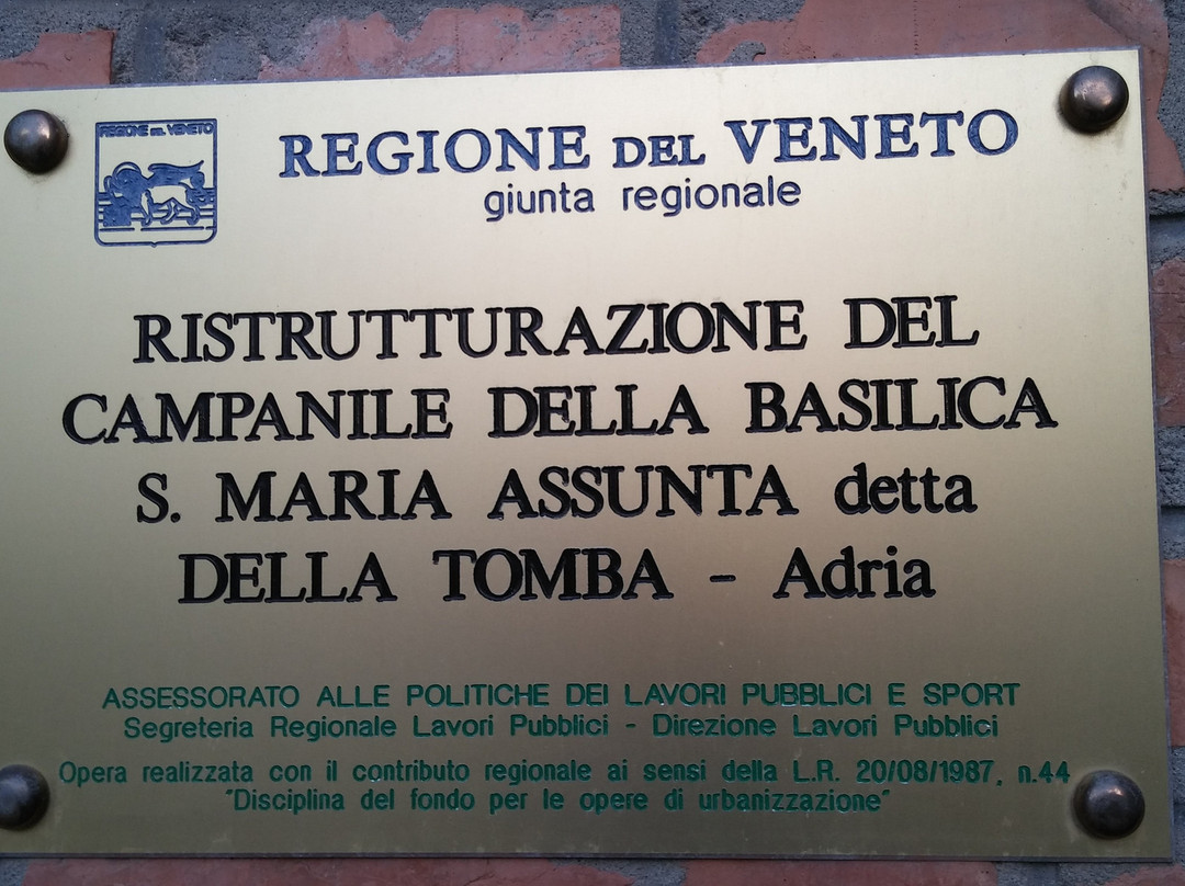Chiesa di Santa Maria Assunta detta della Tomba-Adria必去景点