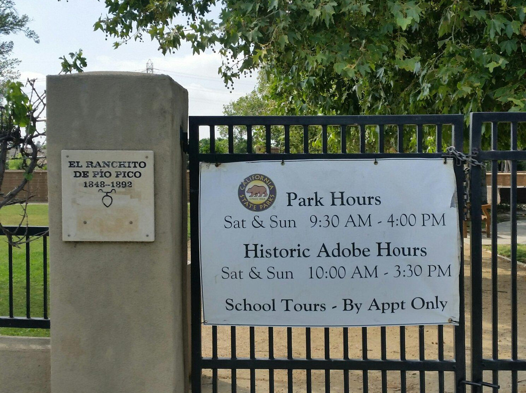 Pio Pico State Historical Park-惠提尔必去景点