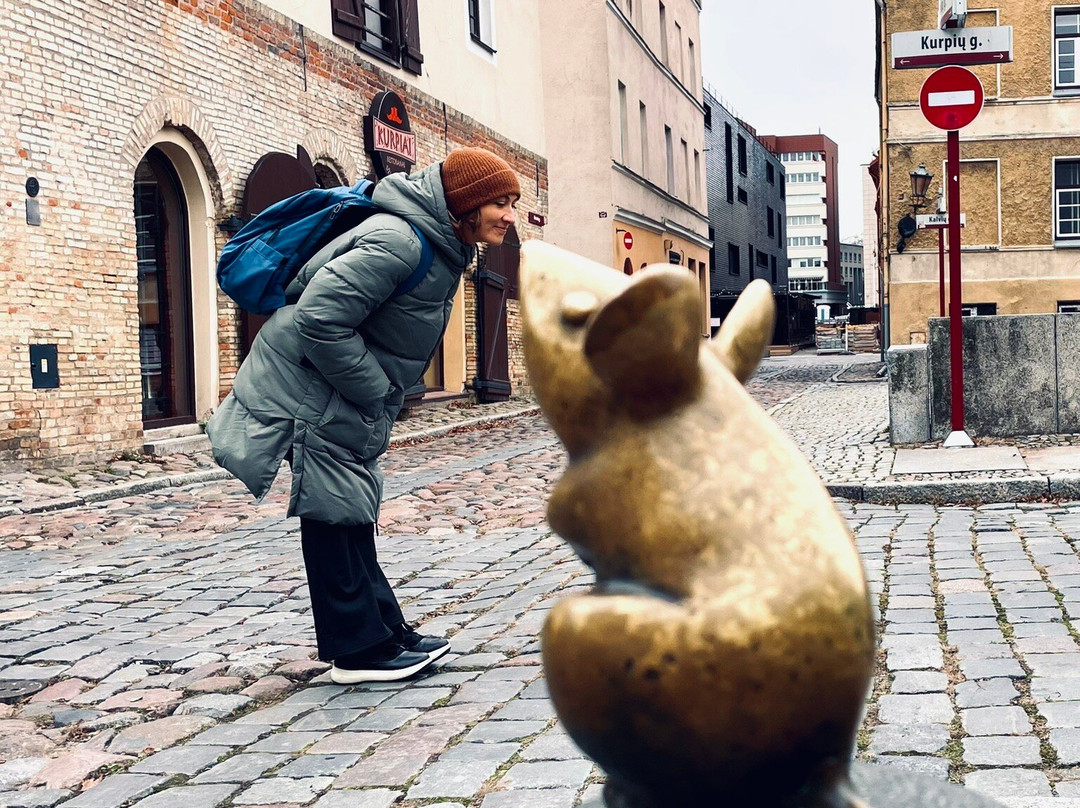 Sculpture Golden Mouse-克莱佩达必去景点