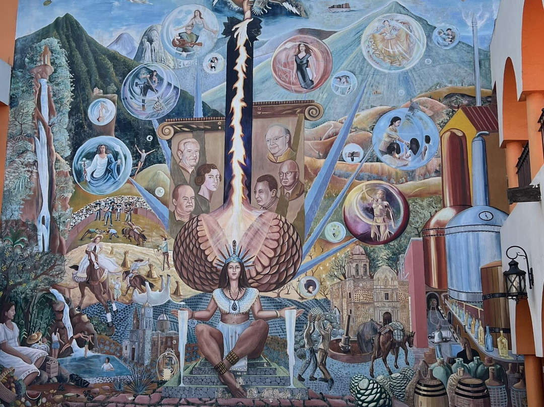 Mural “Mayahuel la Diosa del Tequila”