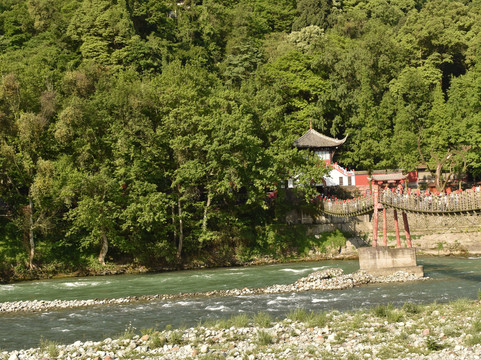 成都安澜桥-都江堰市必去景点