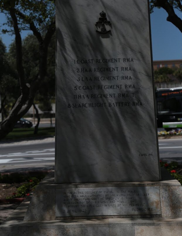 Royal Malta Artillery Memorial WWll Floriana-Floriana必去景点