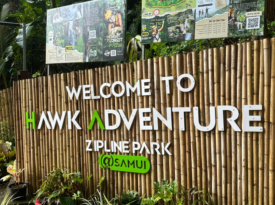 Hawk Adventure Zipline Park  Samui-红统必去景点