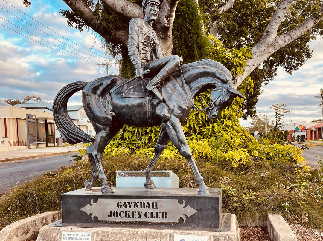 First Queensland Derby Statue