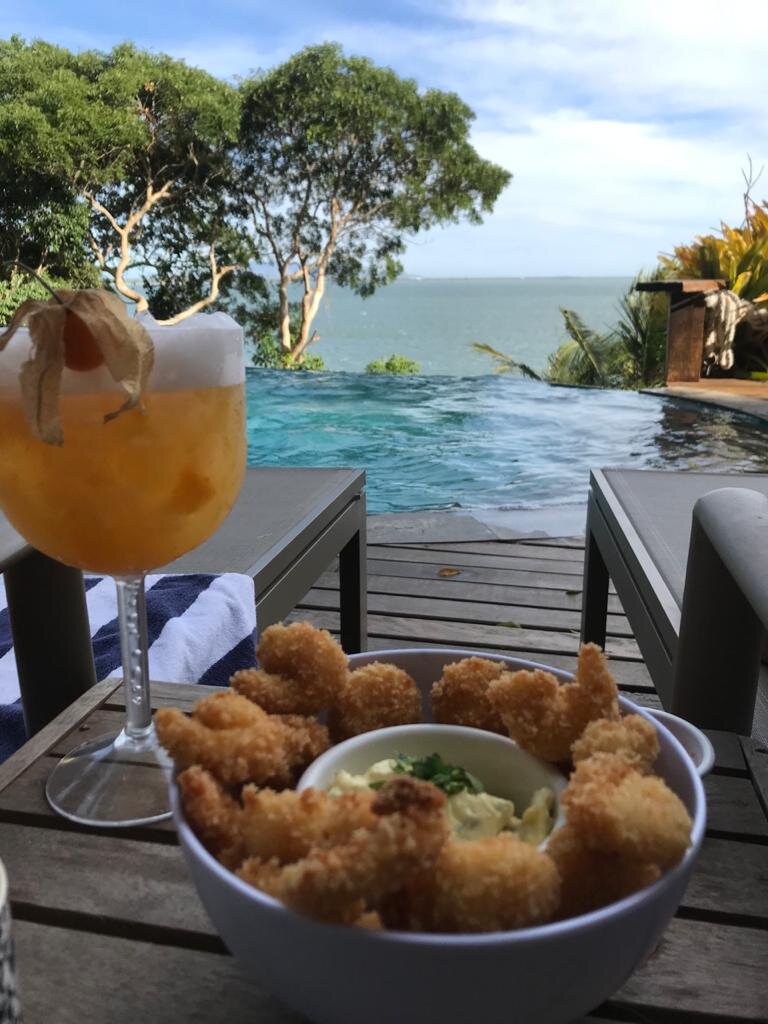 Pousada Enseada das Garcas-餐饮