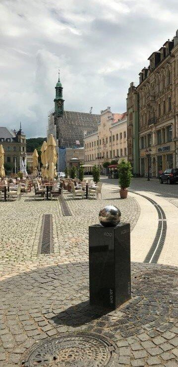 Wasserspiel auf dem Hauptmarkt-Zwickau必去景点