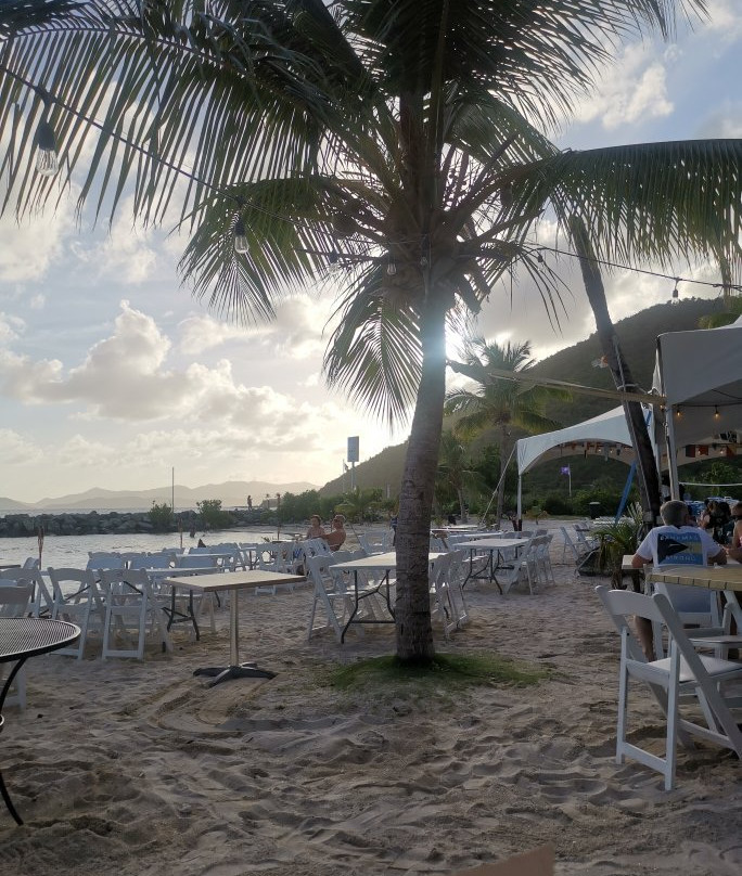 The beach bar at nanny cay景点图片