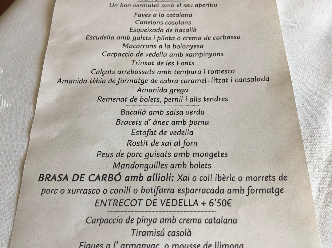 Hostal Les Fonts主图