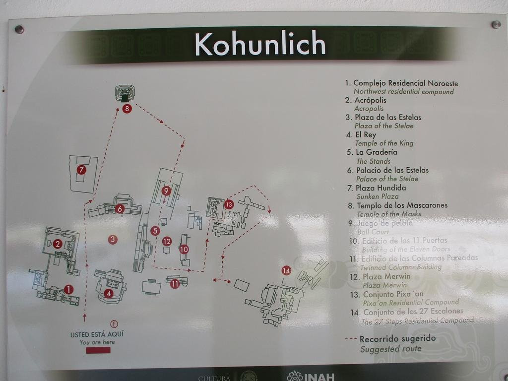 Zona Arqueológica Kohunlich景点图片