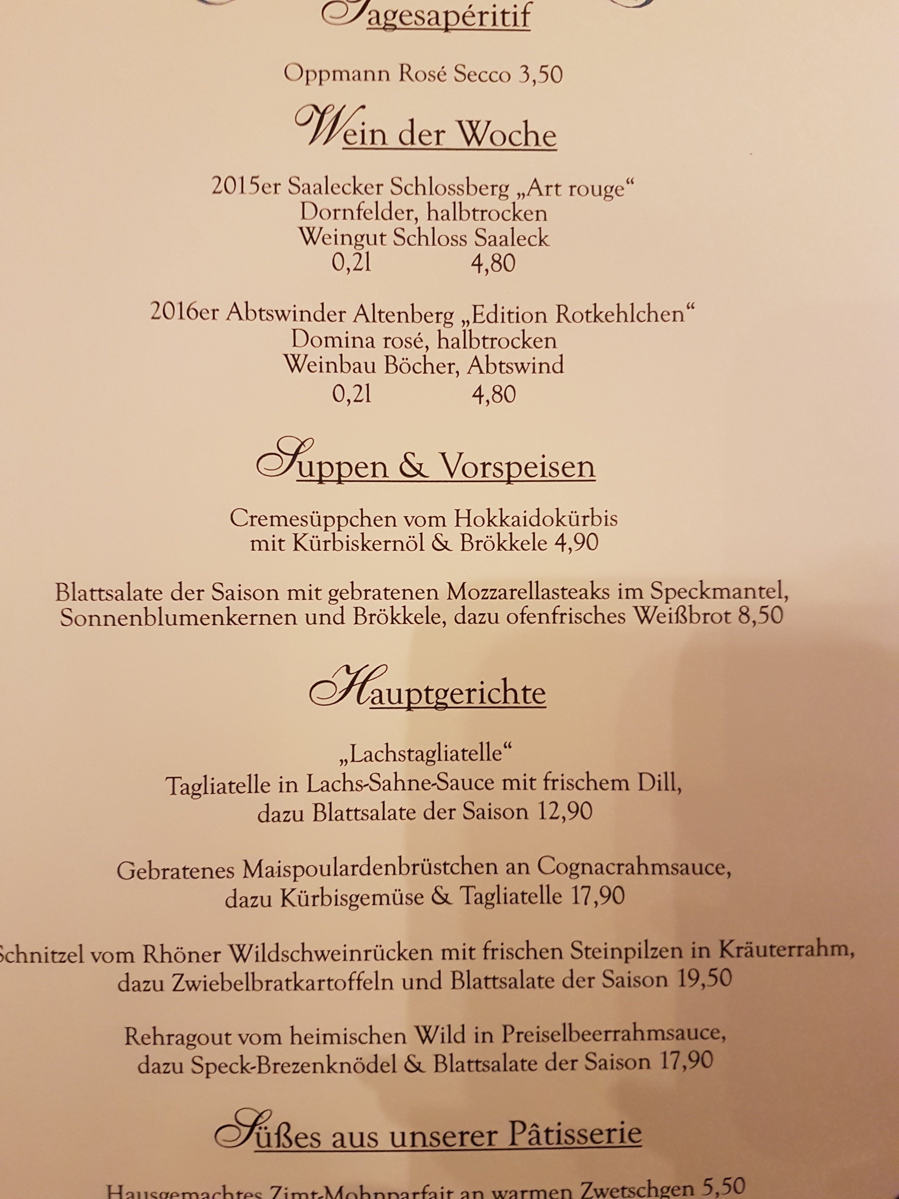 Hotel - Restaurant Fraenkischer Hof-餐饮