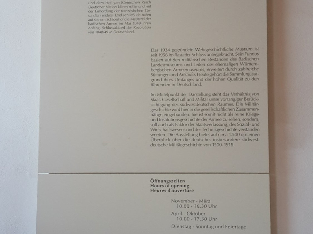 Wehrgeschichtliches Museum景点图片