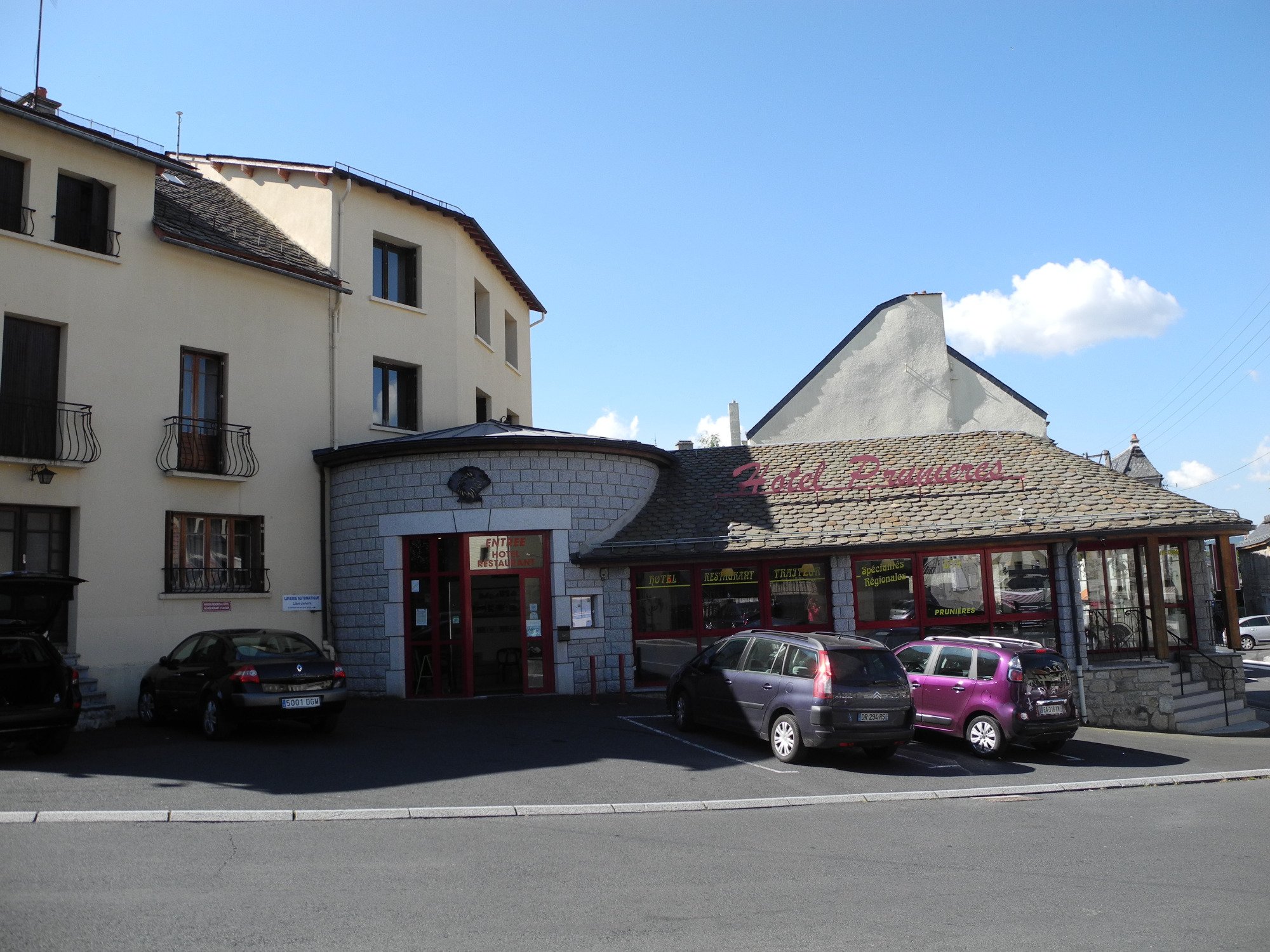 Hôtel Restaurant Prunières-浴室