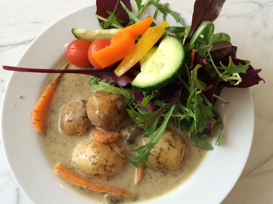 Säffle餐馆和美食-Grön Ko - café och saluhall