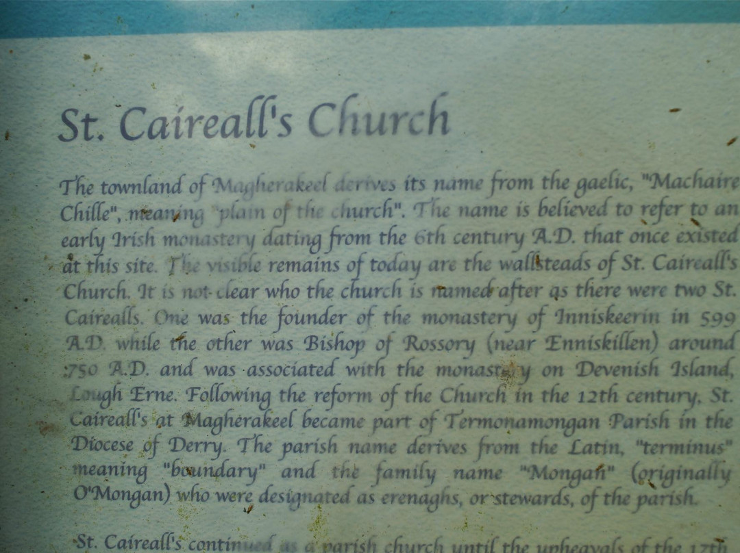 Ruins of St. Caireall's Church-Castlederg必去景点