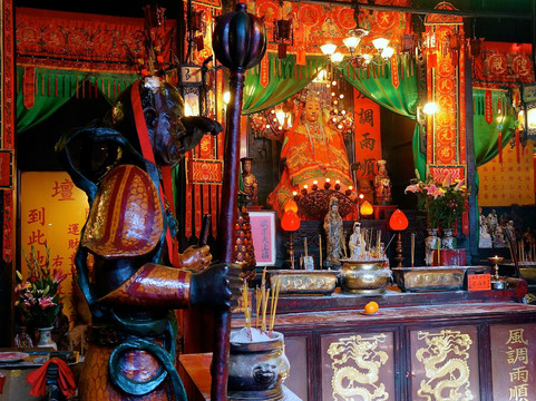 铜锣湾天后庙-香港必去景点